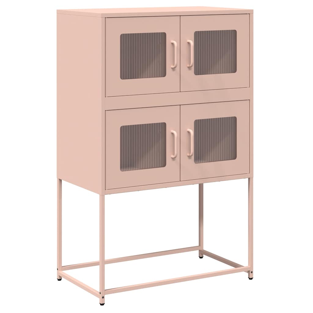 Credenza Rosa 68x39x107 cm in Acciaio - homemem39