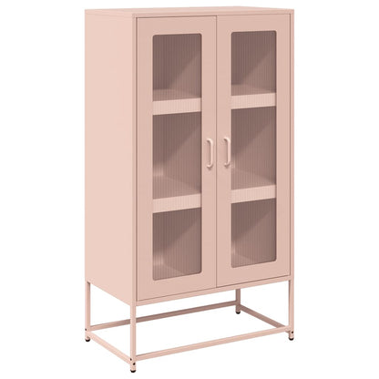 Credenza Rosa 68x39x123 cm in Acciaio