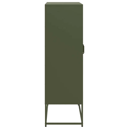 Credenza Verde Oliva 68x39x123 cm in Acciaio | homemem39