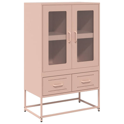 Credenza Rosa 68x39x111,5 cm Acciaio - homemem39
