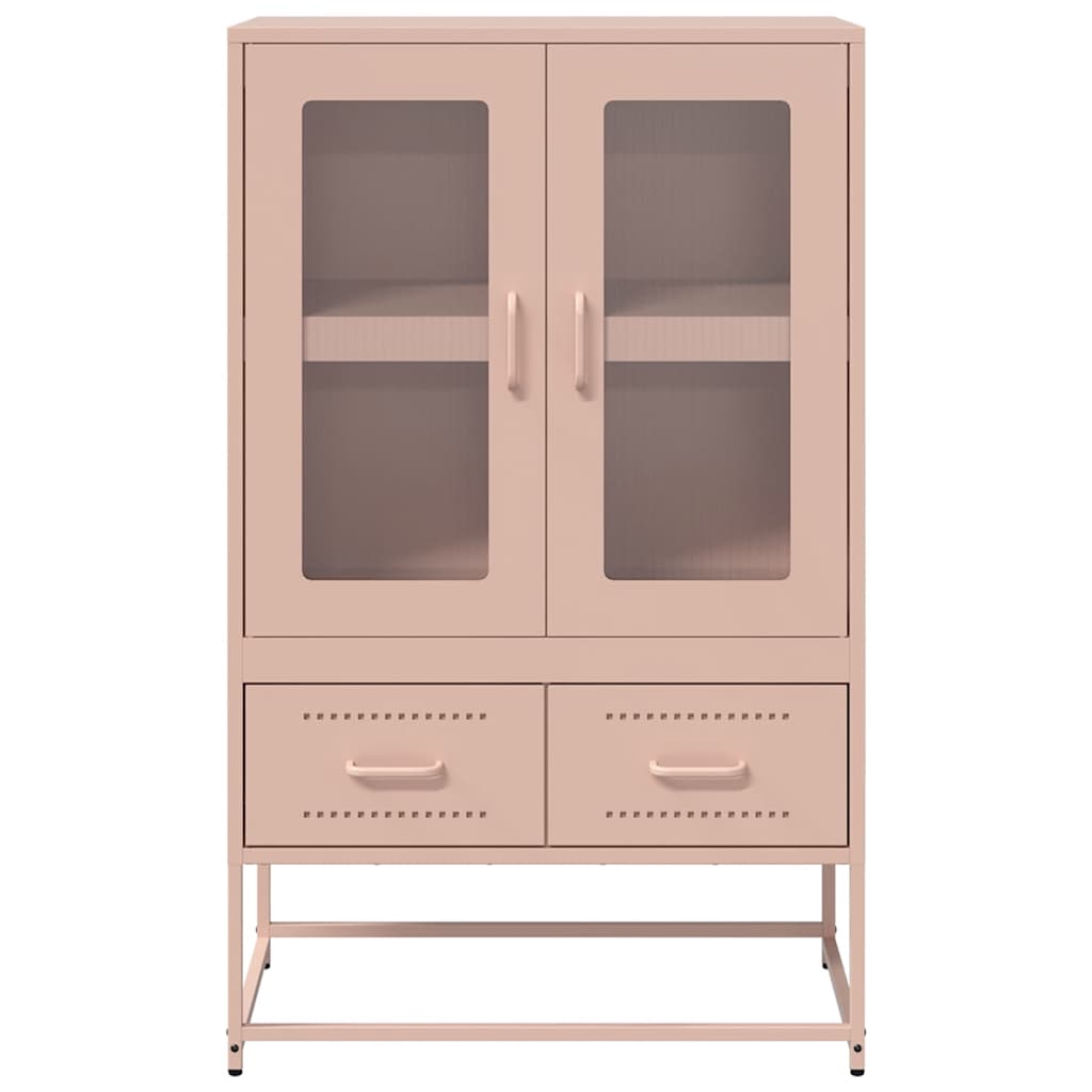 Credenza Rosa 68x39x111,5 cm Acciaio - homemem39