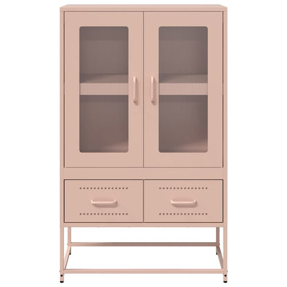 Credenza Rosa 68x39x111,5 cm Acciaio - homemem39