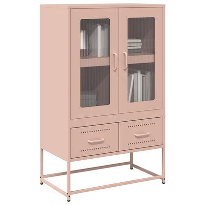 Credenza Rosa 68x39x111,5 cm Acciaio - homemem39