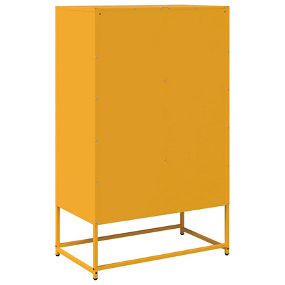Credenza Giallo Senape 68x39x111,5 cm in Acciaio - homemem39