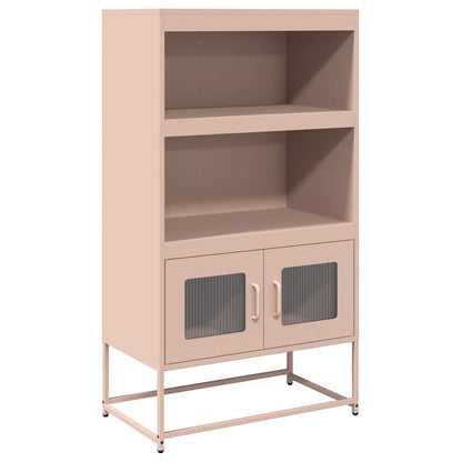 Credenza Rosa 68x39x123 cm in Acciaio - homemem39