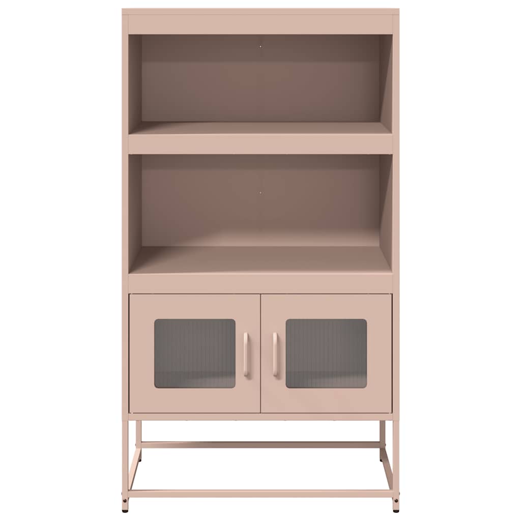 Credenza Rosa 68x39x123 cm in Acciaio - homemem39