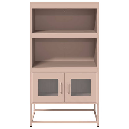 Credenza Rosa 68x39x123 cm in Acciaio - homemem39