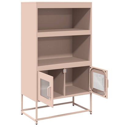 Credenza Rosa 68x39x123 cm in Acciaio - homemem39