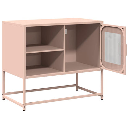 Mobile TV Rosa 68x39x60,5 cm in Acciaio - homemem39