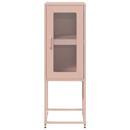 Credenza Rosa 36x39x107 cm in Acciaio Laminato a Freddo - homemem39