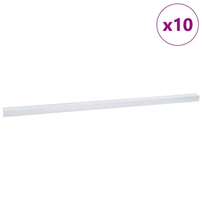Paragradini 10 pcs Argento 67 x 3 x 2 cm Alluminio