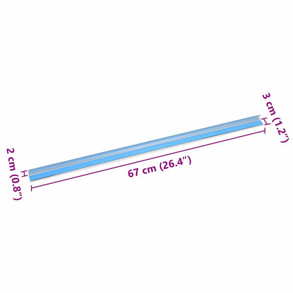 Paragradini 30 pcs Argento 67 cm Alluminio