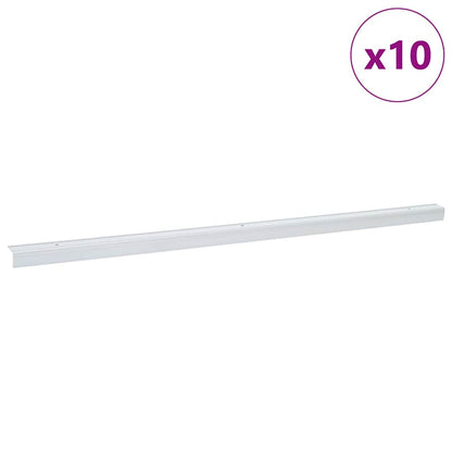 Paragradini 10 pcs Argento 67 x 3.5 x 3 cm Alluminio