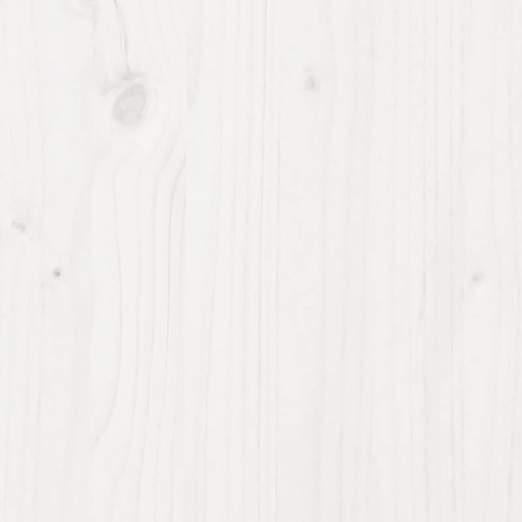 Giroletto Soppalco con Scrivania e Sedie Bianco 80x200cm Pino