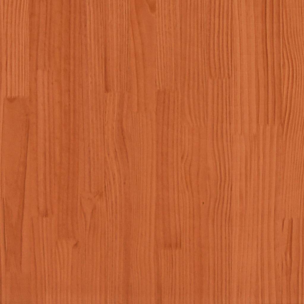 Giroletto Soppalco Scrivania e Sedie Marrone Cera 80x200cm Pino