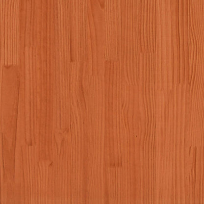 Giroletto Soppalco Scrivania e Sedie Marrone Cera 75x190cm Pino