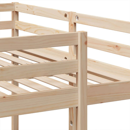 Giroletto Castello Triplo 160x200/80x160cm Legno Massello Pino