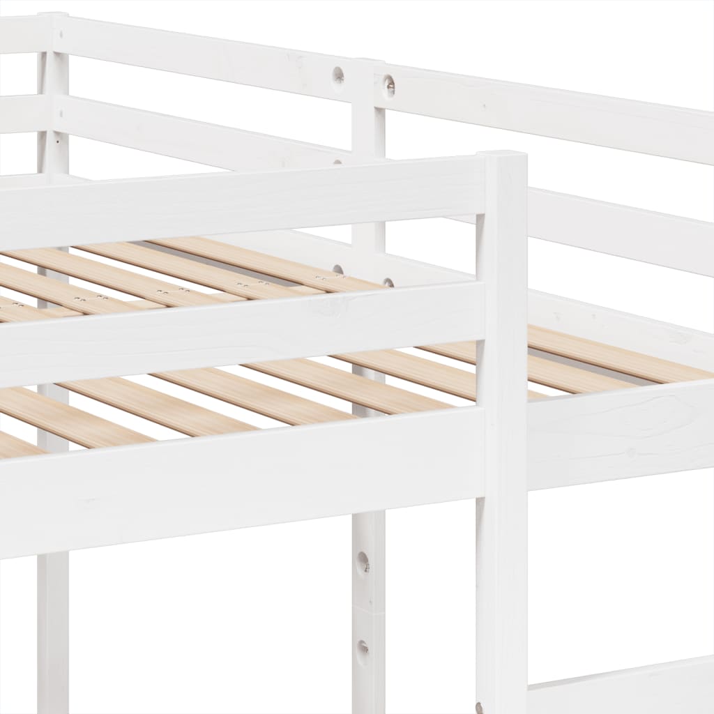 Giroletto Castello Triplo Bianco 200x200/80x200cm Massello Pino | homemem39