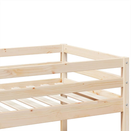 Letto a Castello 80x200 cm in Legno Massello di Pino