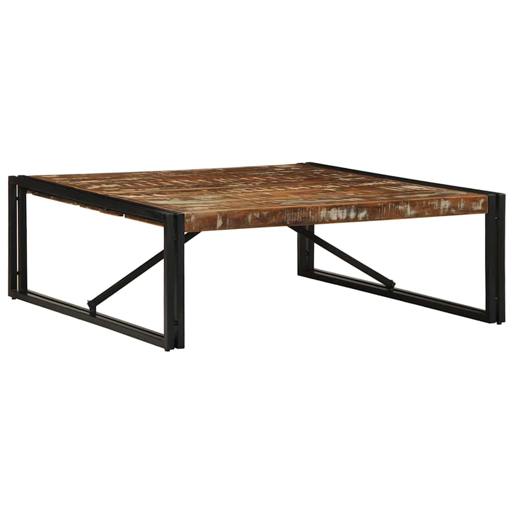 Tavolino Salotto Multicolore 100x100x35 cm Legno Recupero | homemem39
