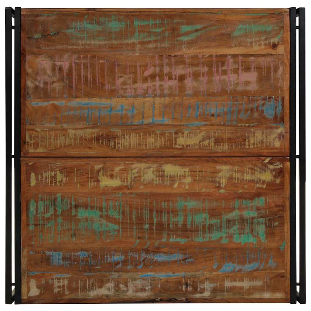 Tavolino Salotto Multicolore 100x100x35 cm Legno Recupero