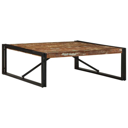 Tavolino Salotto Multicolore 100x100x35 cm Legno Recupero | homemem39