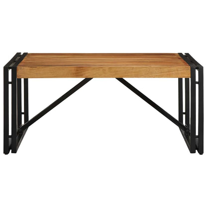Tavolino Salotto 80x80x35 cm Legno Massello di Acacia | homemem39