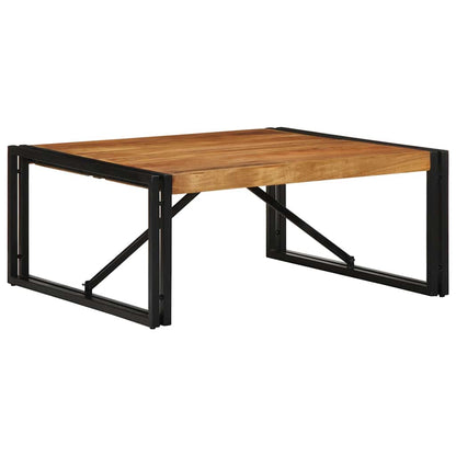 Tavolino Salotto 80x80x35 cm Legno Massello di Acacia | homemem39