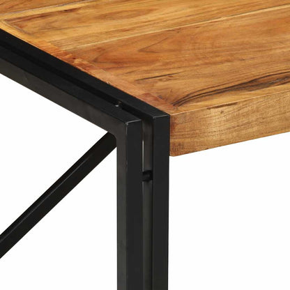 Tavolino Salotto 80x80x35 cm Legno Massello di Acacia | homemem39