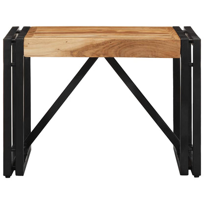 Tavolino da Caffè 50x50x35 cm Legno Massello di Acacia | homemem39