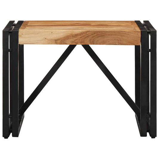 Tavolino da Caffè 50x50x35 cm Legno Massello di Acacia | homemem39