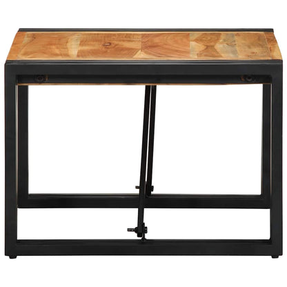 Tavolino da Caffè 50x50x35 cm Legno Massello di Acacia | homemem39