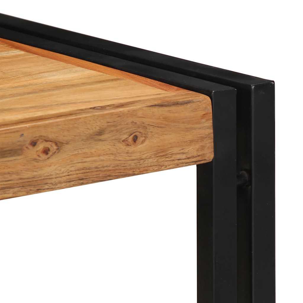 Tavolino da Salotto 40x40x35 cm in Legno Massello di Acacia | homemem39