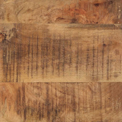 Comodino 40x40x59 cm in Legno Grezzo Massello di Mango - homemem39