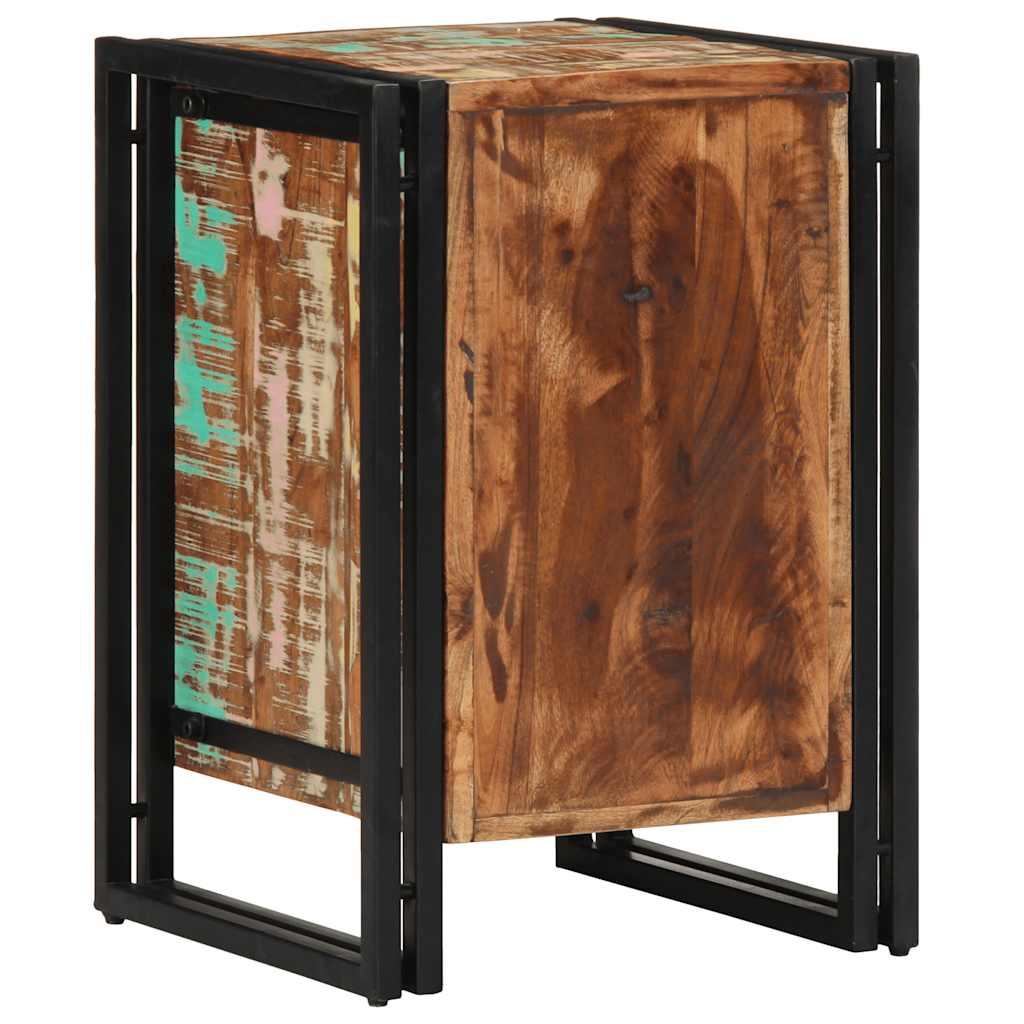 Comodino 40x40x59 cm in Legno Massello di Recupero - homemem39