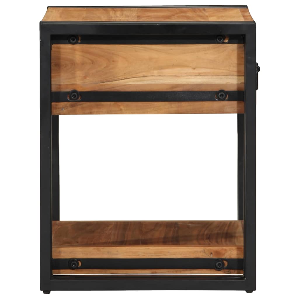 Armadio da Notte con cassetto 2 pcs Marrone 40 x 40 x 50 cm - homemem39