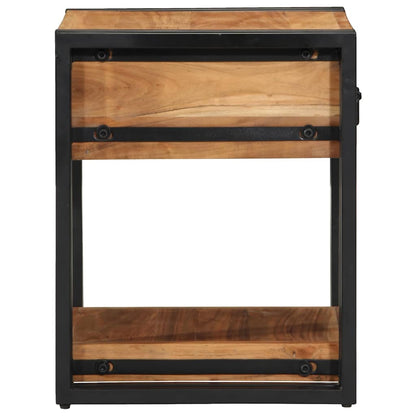 Armadio da Notte con cassetto 2 pcs Marrone 40 x 40 x 50 cm - homemem39