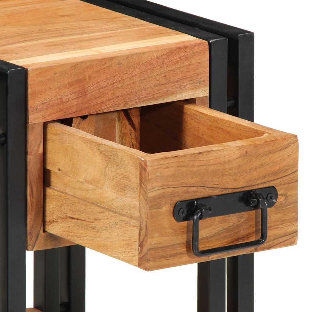 Armadio da Notte con cassetto 2 pcs Marrone 30 x 30 x 40 cm