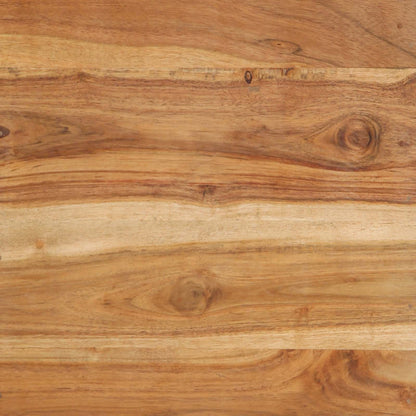 Tavolino con cassetto 40 x 40 x 50 cm Legno di Acacia Massello