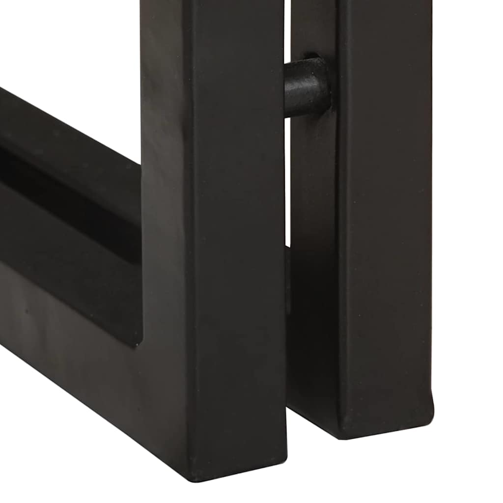 Tavolino con cassetto 30 x 30 x 40 cm Legno Recuperato Massello