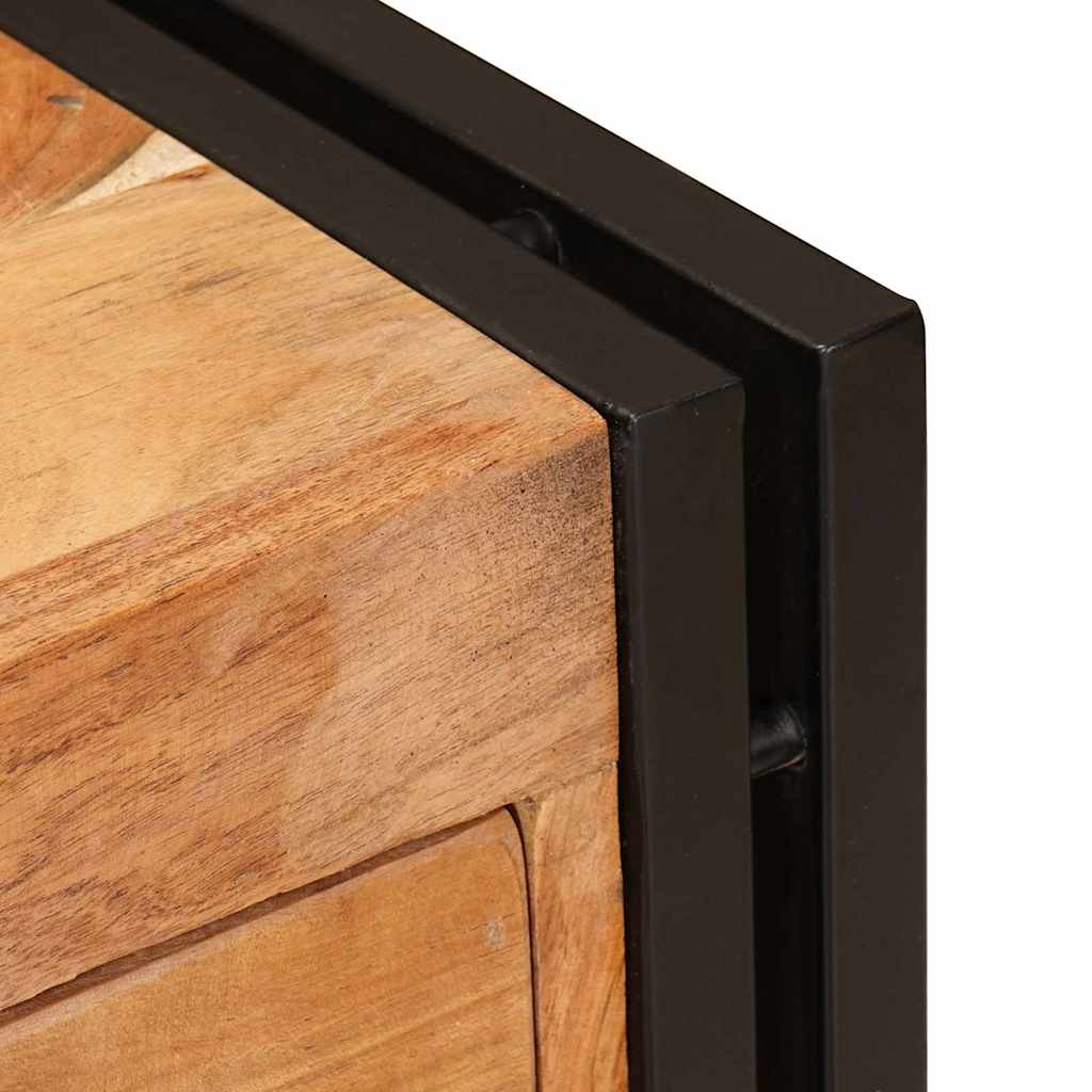 Credenza Marrone 66 x 33 x 70 cm legno massello di acacia - homemem39