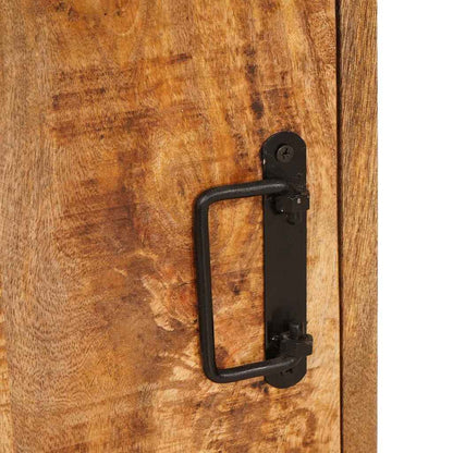 Comodino 2 pcs Marrone 35 x 33 x 48 cm Legno di mango massello