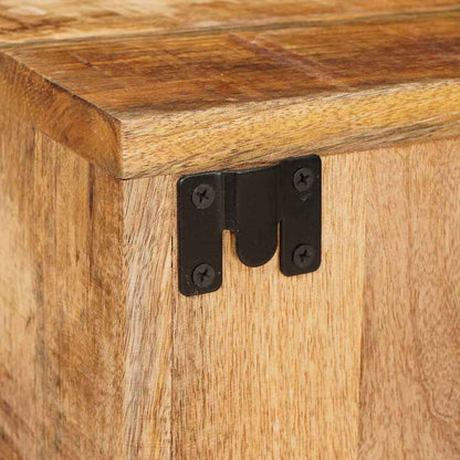 Comodino 2 pcs Marrone 35 x 33 x 48 cm Legno di mango massello