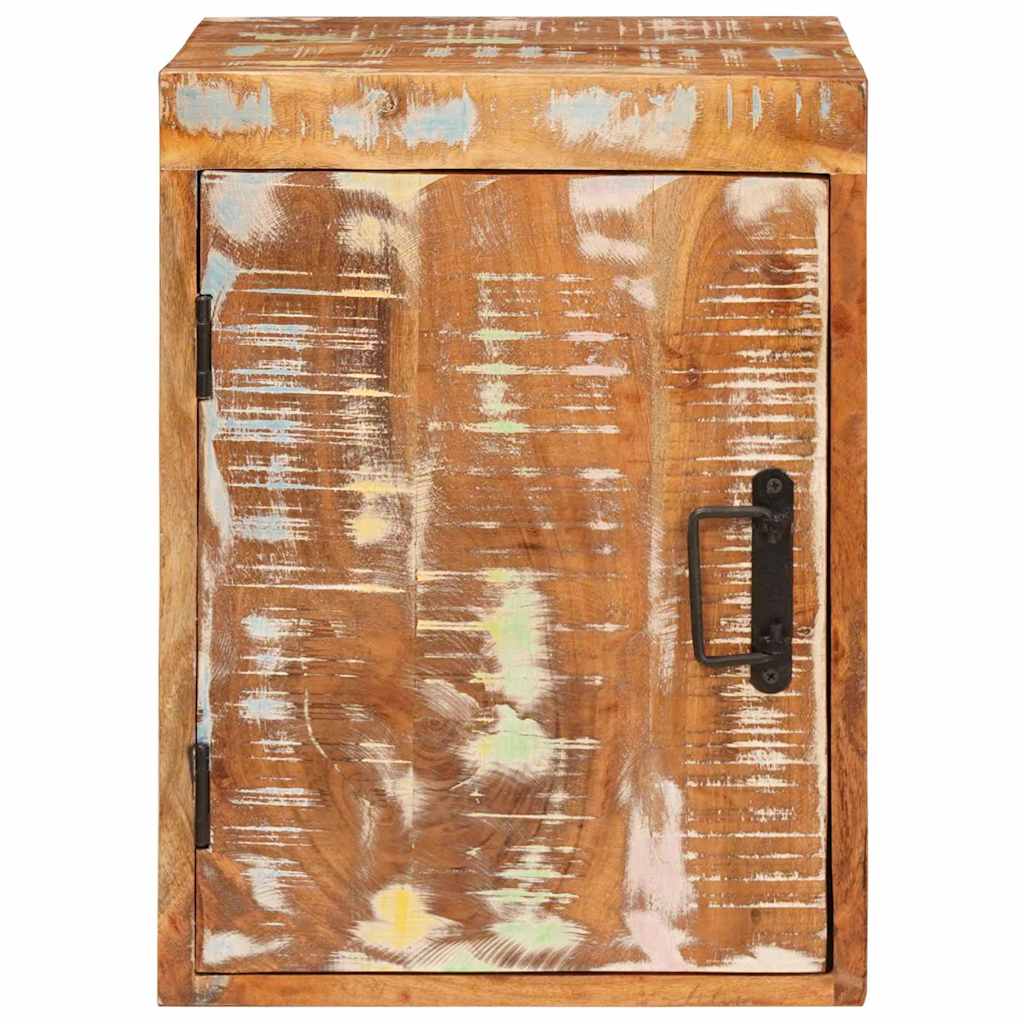 Comodino Marrone 35 x 33 x 48 cm Legno Solido Recuperato - homemem39