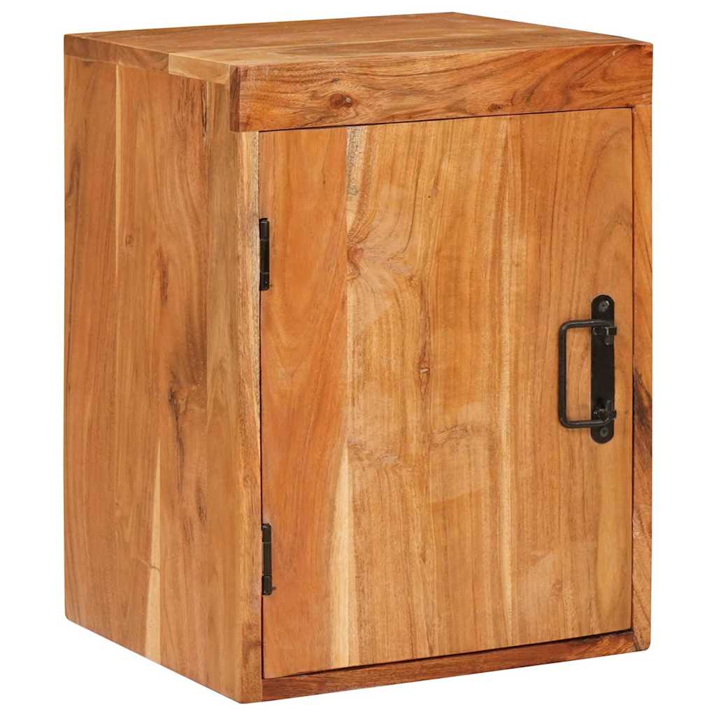 Comodino Marrone 35 x 33 x 48 cm Legno Massello di Acacia - homemem39