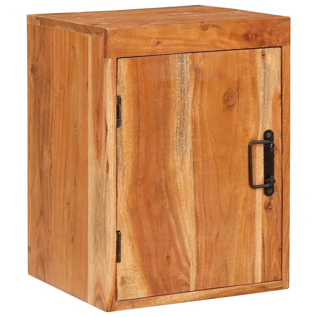 Comodino 2 pcs Marrone 35 x 33 x 48 cm Legno Massello di Acacia - homemem39