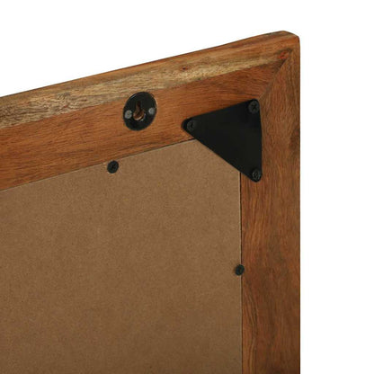 Specchio da bagno Rettangolare Marrone Legno di Acacia Massello | homemem39
