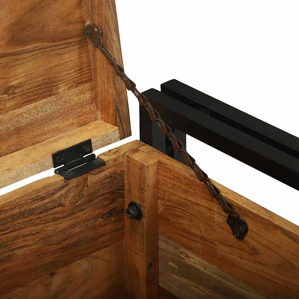 Scatola di Stoccaggio 50 x 50 x 50 cm Legno massello di acacia - homemem39