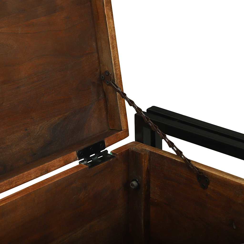 Scatola di Stoccaggio 80 x 50 x 50 cm Legno di recupero - homemem39