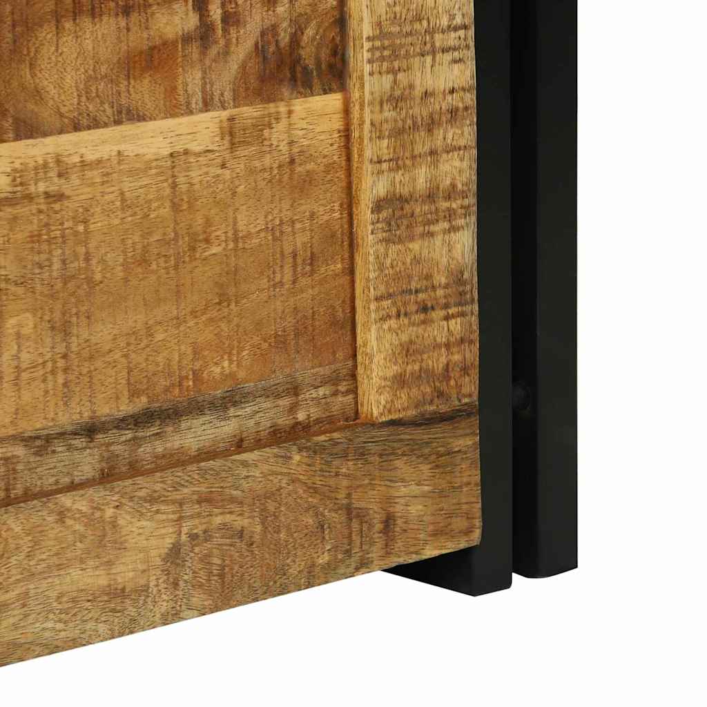 Scatola di Stoccaggio 40 x 40 x 40 cm legno massello di mango